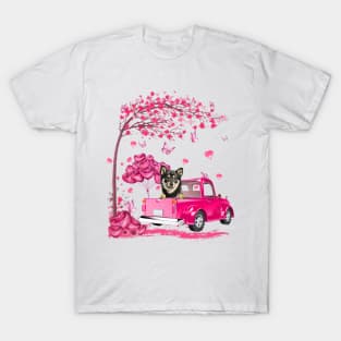 Valentine's Day Love Pickup Truck Shiba Inu T-Shirt